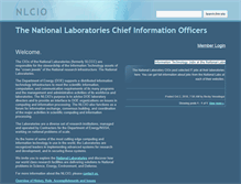 Tablet Screenshot of nlcio.nationallabs.org